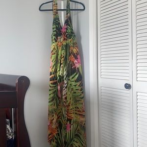 Floral Halter Dress